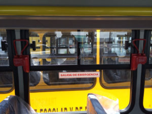 Salida de emergencia - GO Transportes