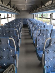 Interiores autobus escolar